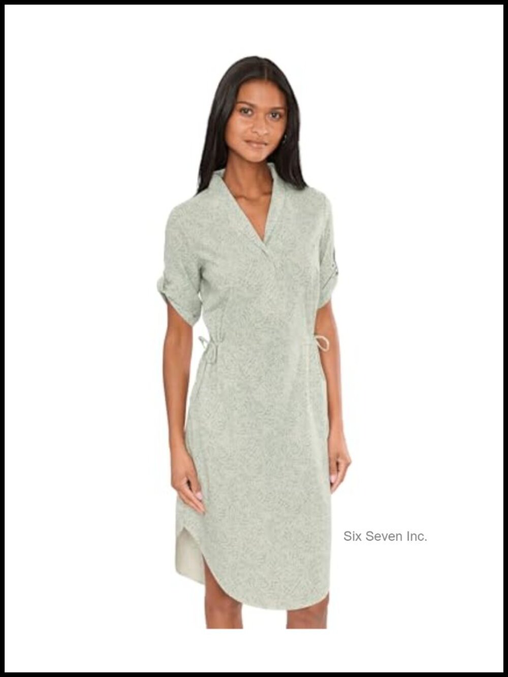 Royal Robbins Spotless Traveler Dress, V-Neck Floral Print, Stretch, Quick Dry,